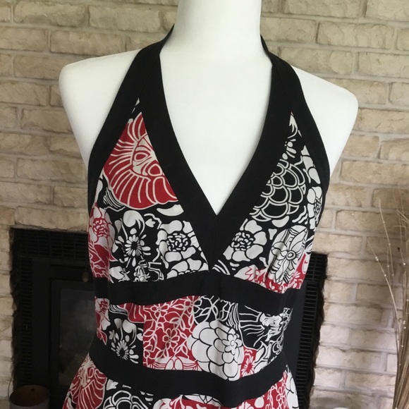 SUZI CHIN FOR MAGGY BOUTIQUE HALTER DRESS - Picture 5 of 8